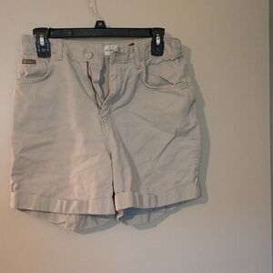 Calvin Klein Jeans Tan Bermudas Classic Y2K Style